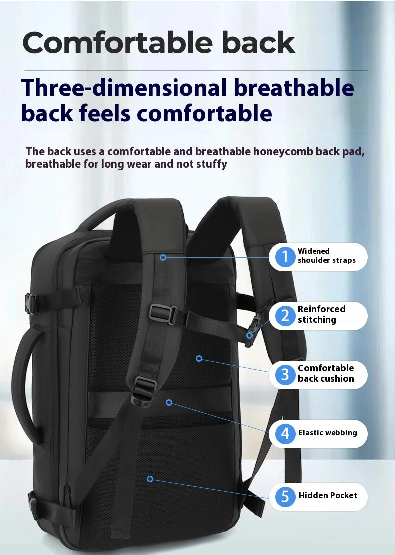 High quality vacuum compression backpack