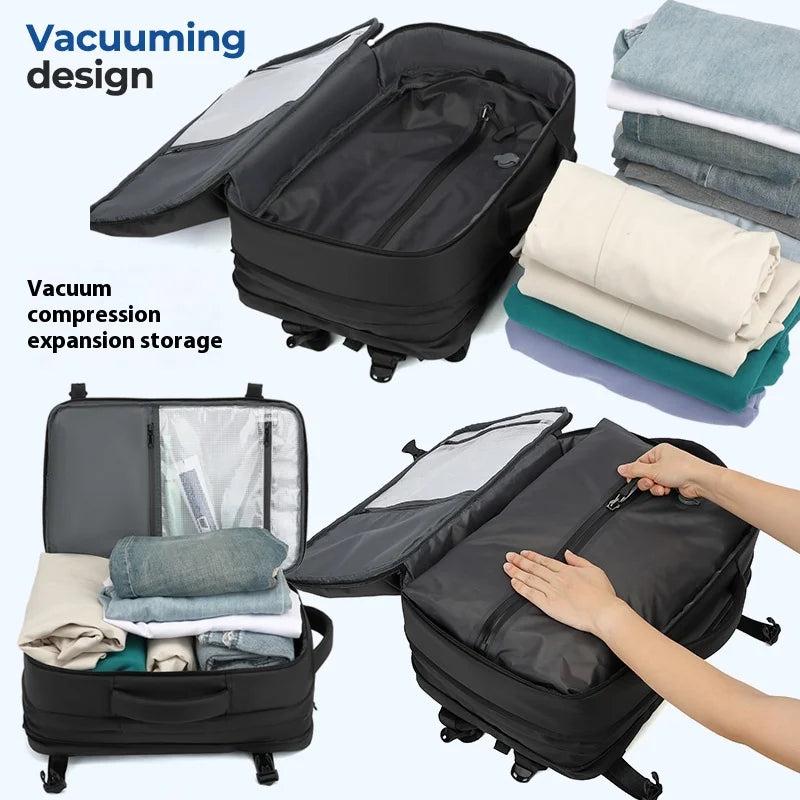 High quality vacuum compression backpack