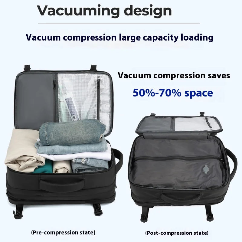 High quality vacuum compression backpack