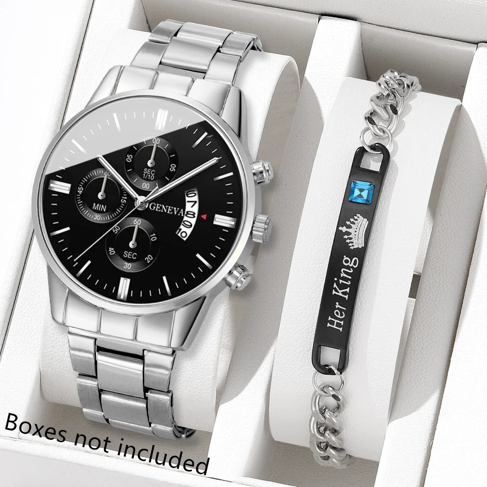 Stainless steel watch