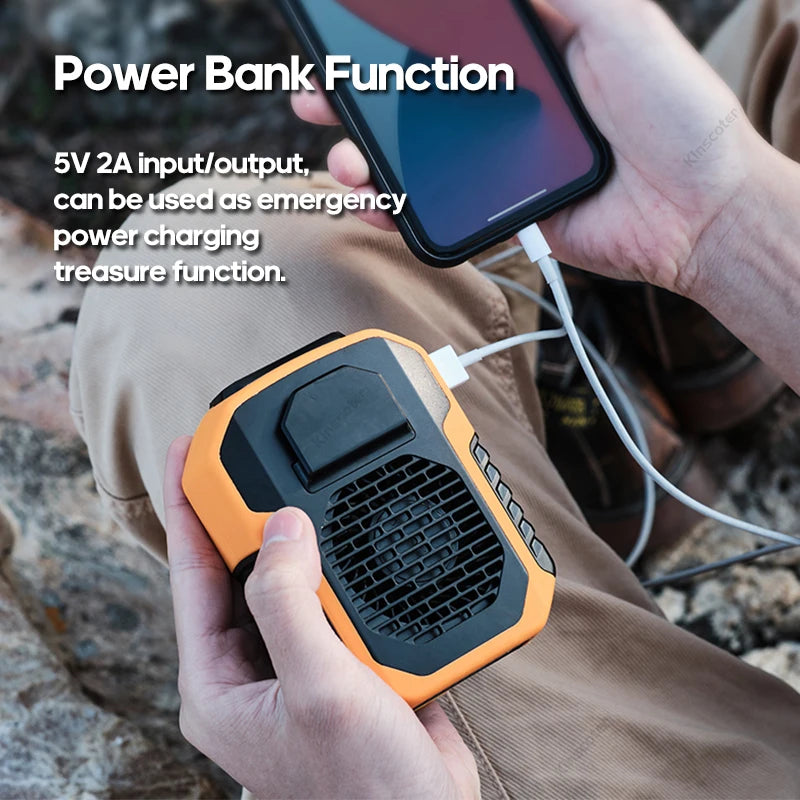 Beat the Heat – Hands-Free Waist & Neck Cooling Fan
