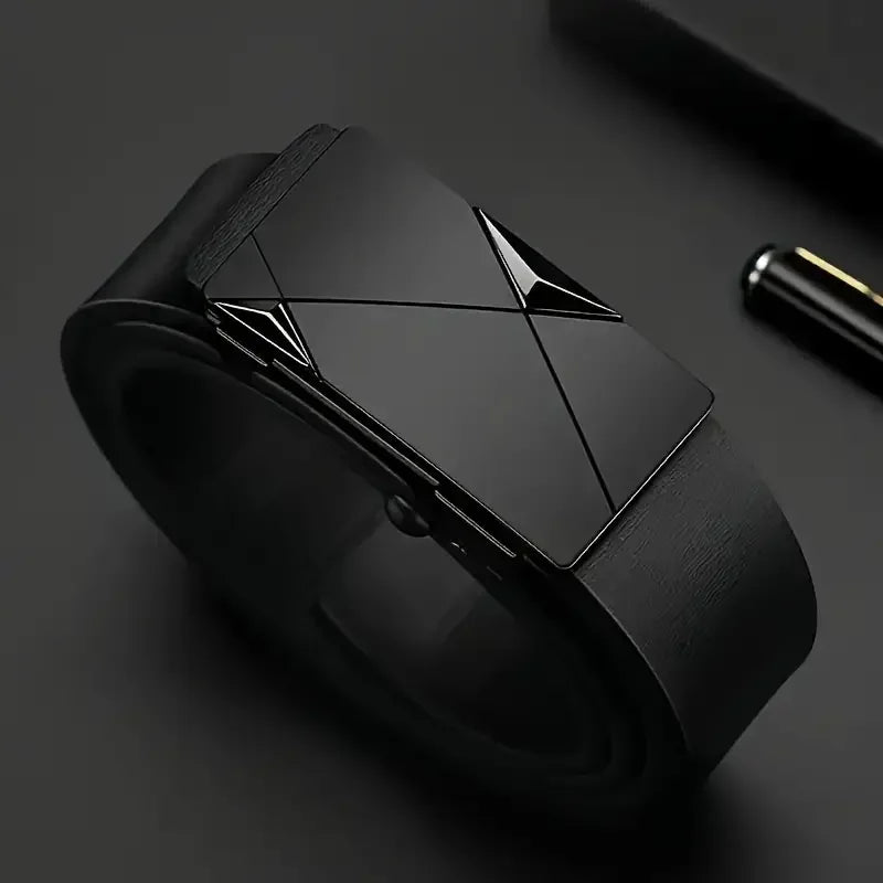 Stylish leather belt for men