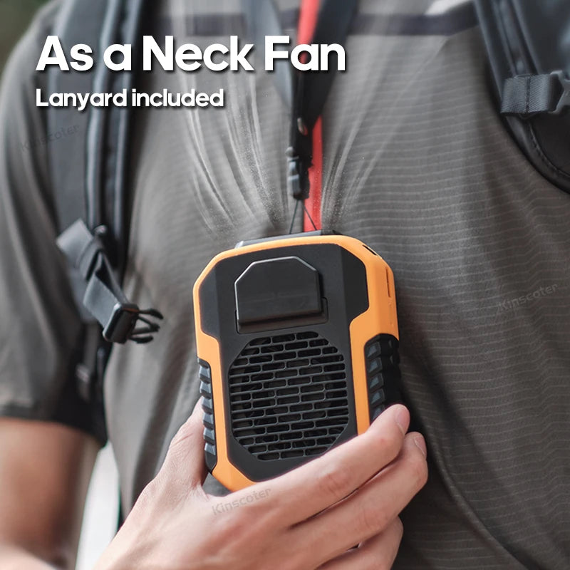 Beat the Heat – Hands-Free Waist & Neck Cooling Fan