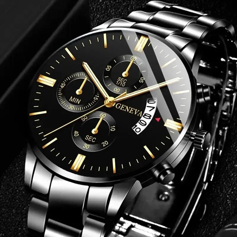 Stainless steel watch