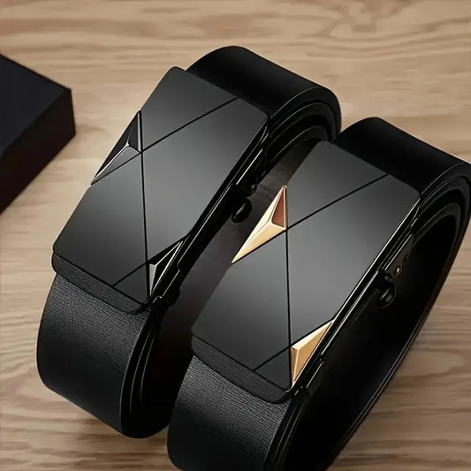 Stylish leather belt for men