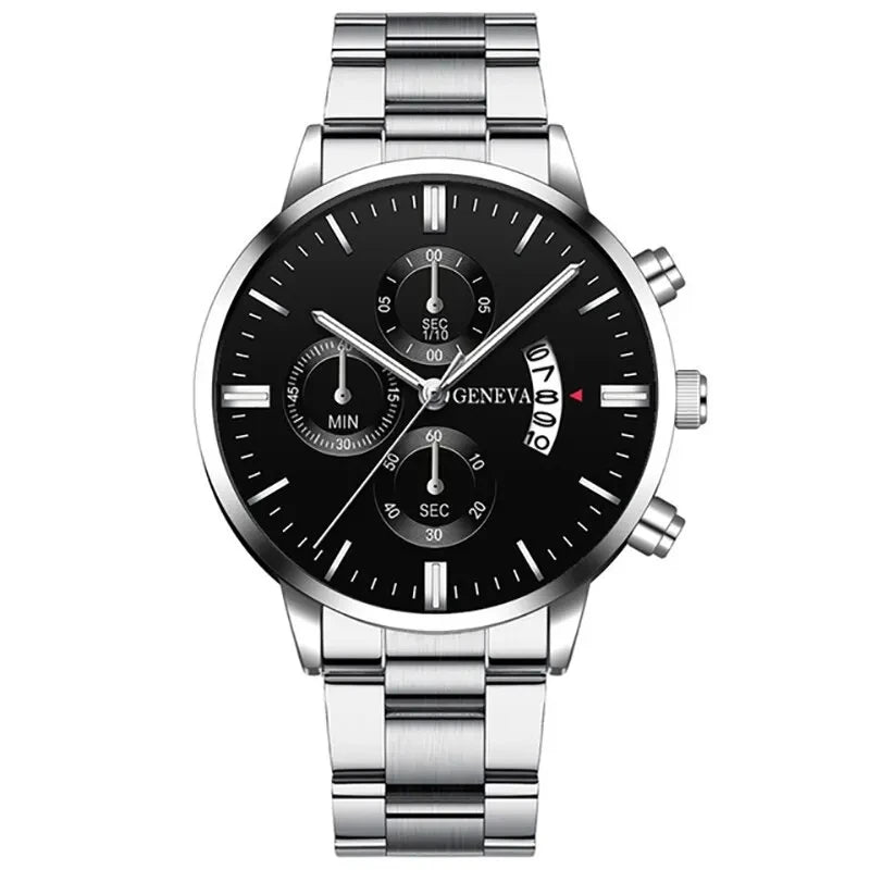 Stainless steel watch