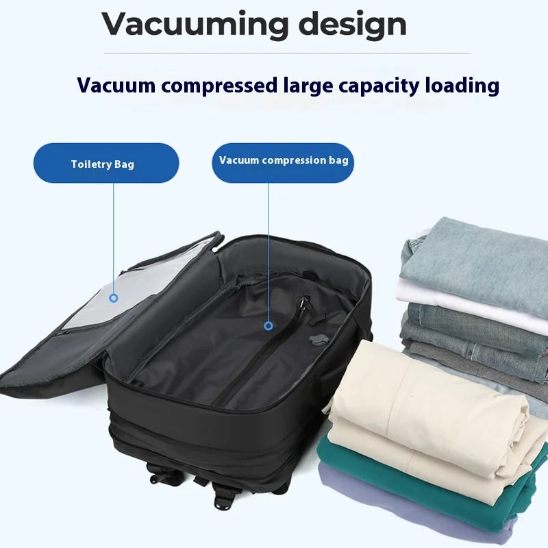 High quality vacuum compression backpack