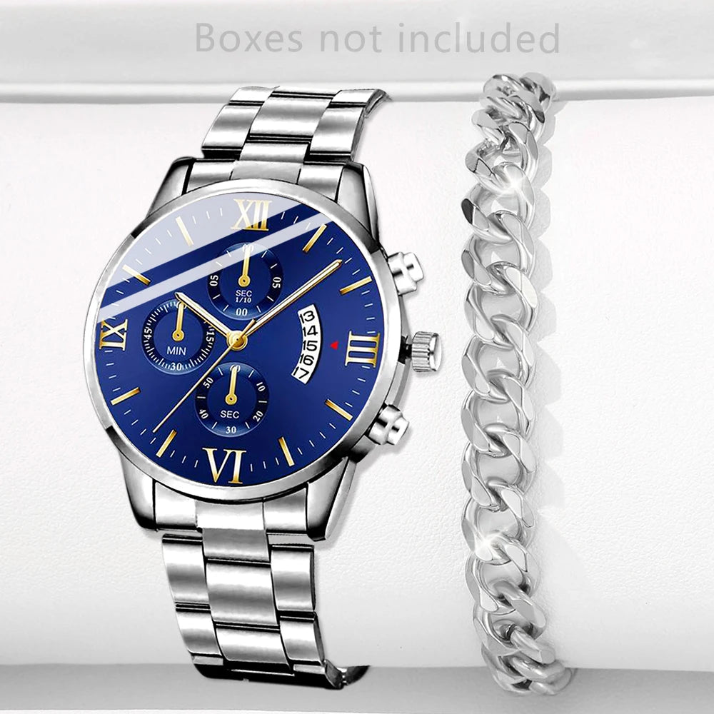 Stainless steel watch