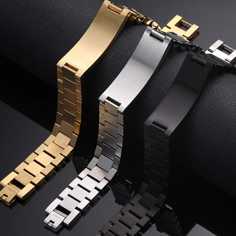 Custom text stainless steel bracelet