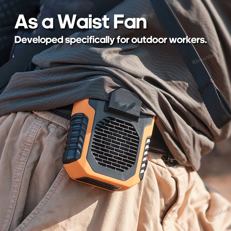 Beat the Heat – Hands-Free Waist & Neck Cooling Fan